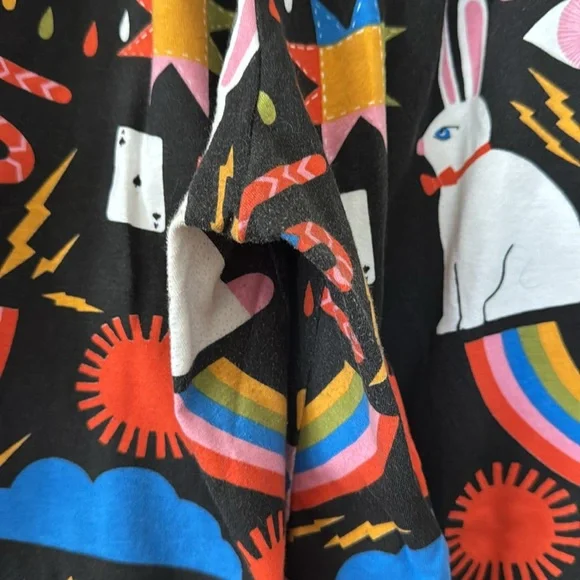 Nooworks Multicolor Magic Graphic Print joggers by Lisa Congdon. Size Large. - Picture 5 of 10